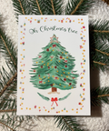 Carte de vœux illustrée "Oh Christmas tree"
