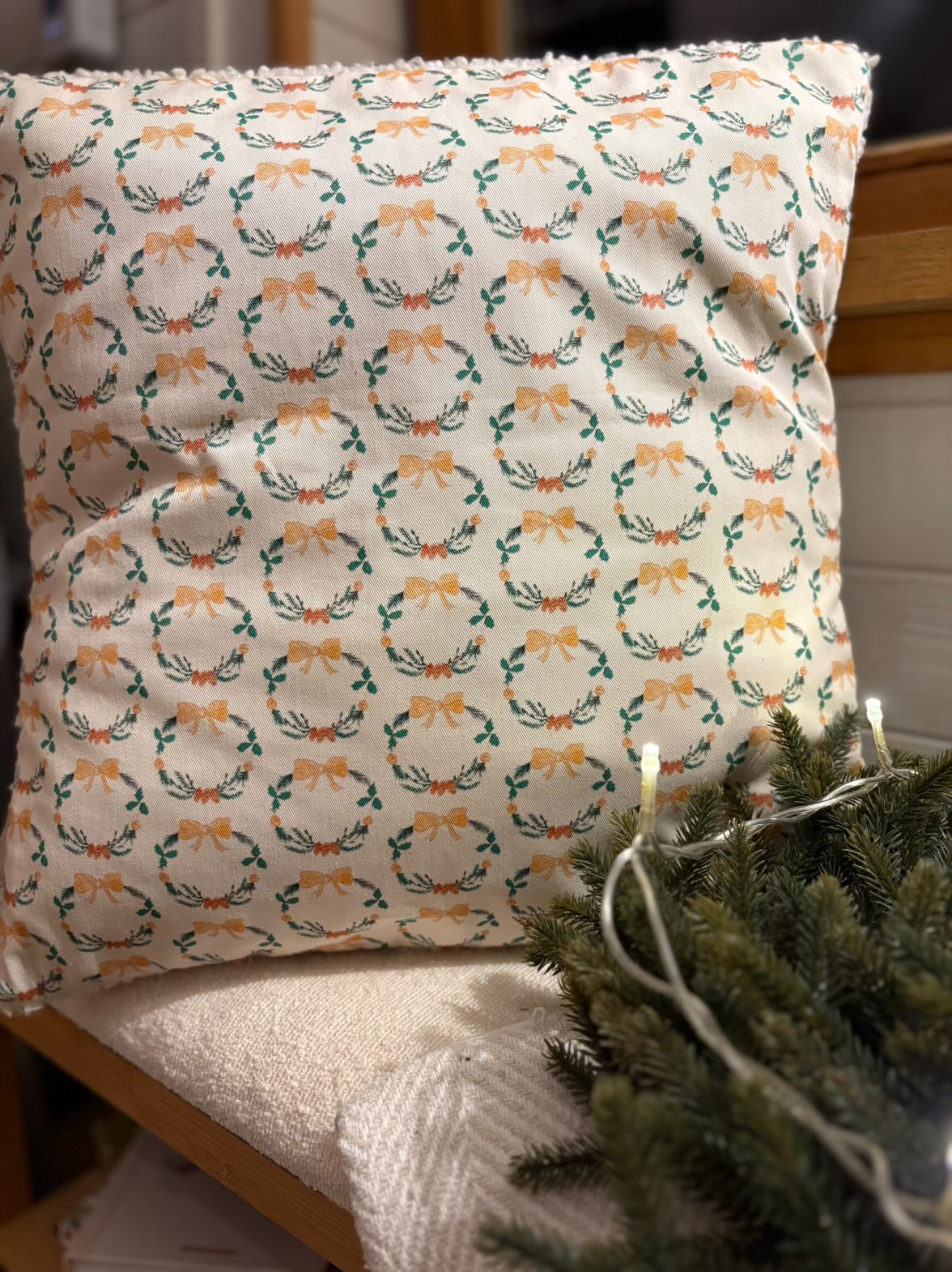 Coussin "Hiver tout doux"