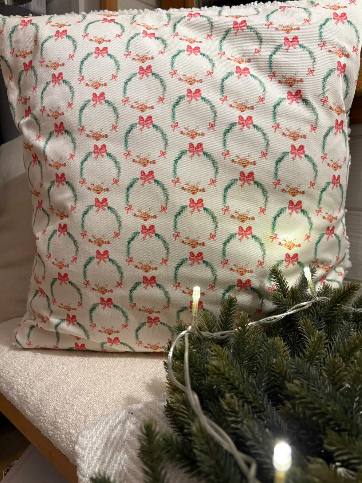 Coussin "Hiver tout doux"