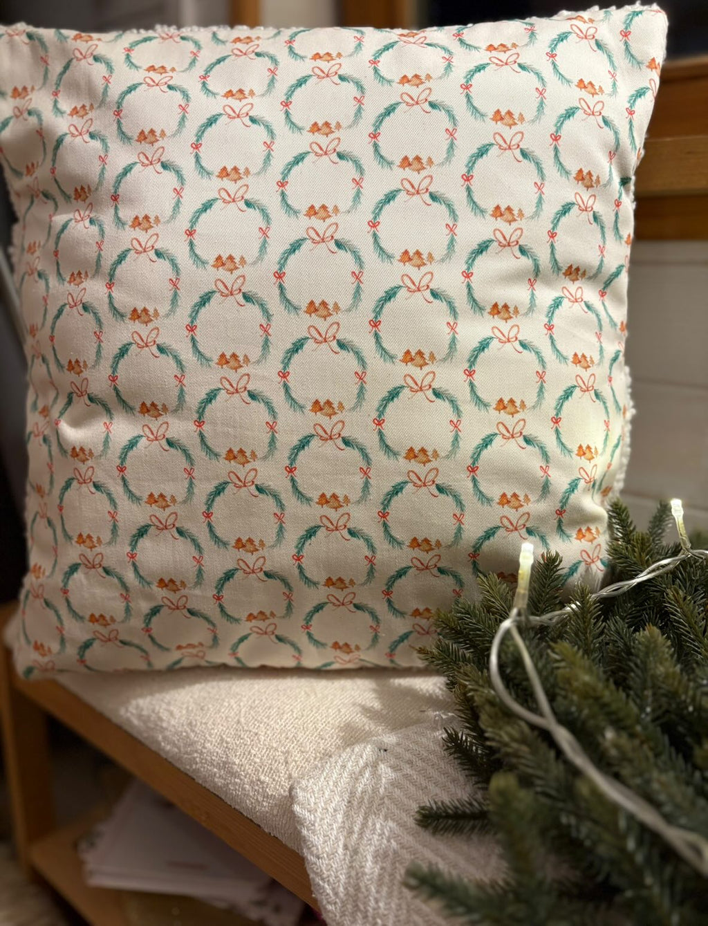 Coussin "Hiver tout doux"