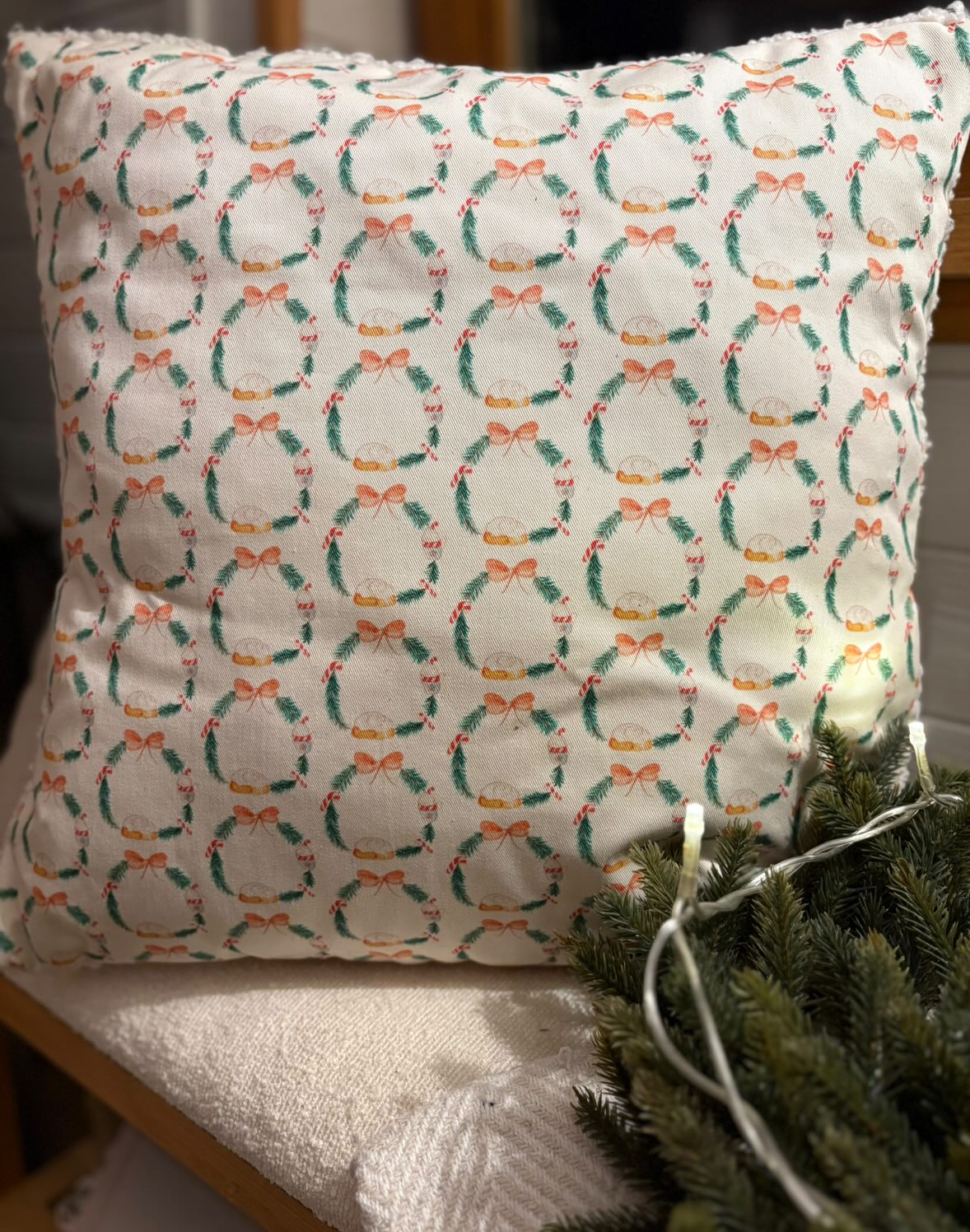 Coussin "Hiver tout doux"
