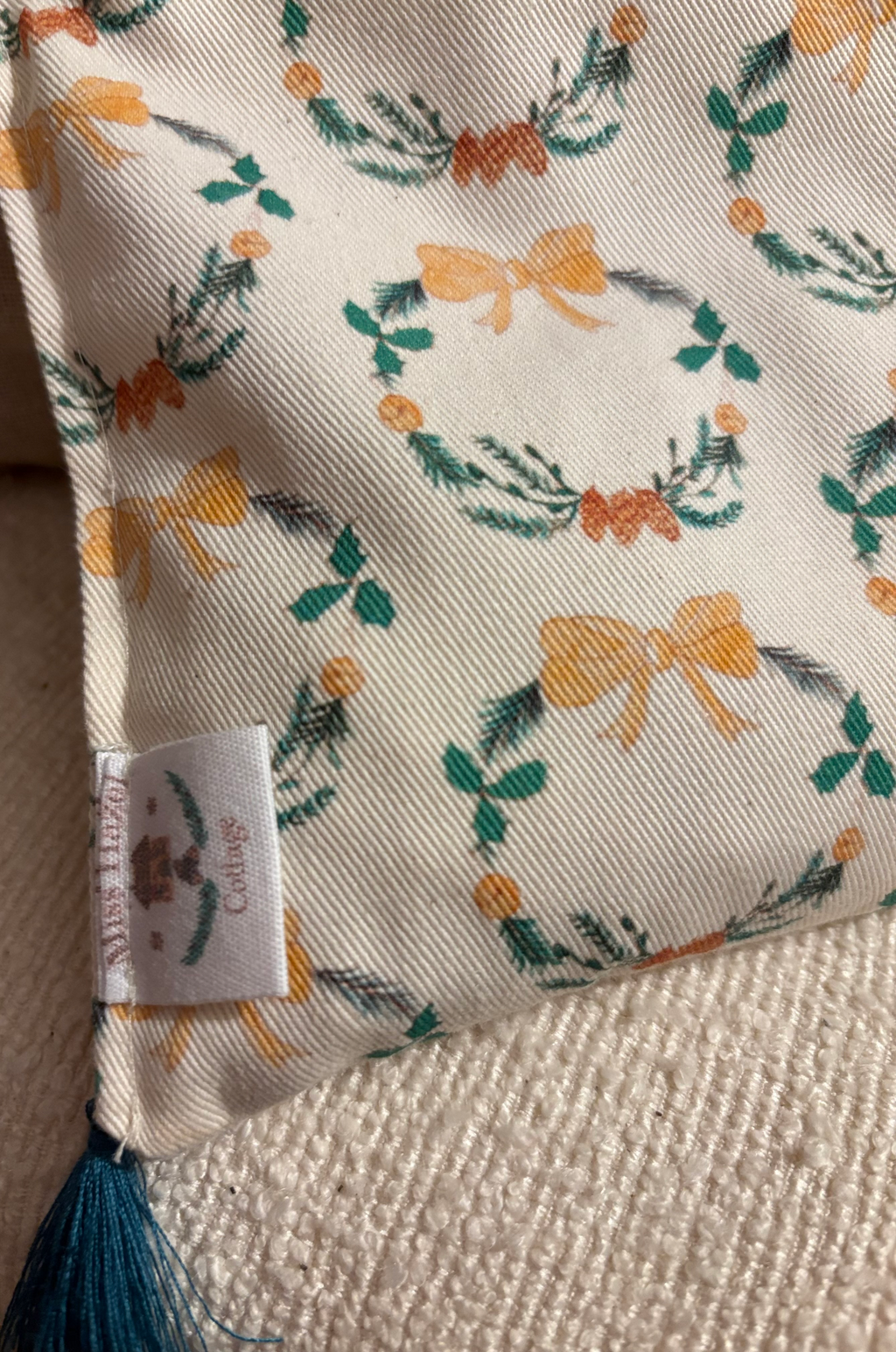 Coussin de noyaux de cerise