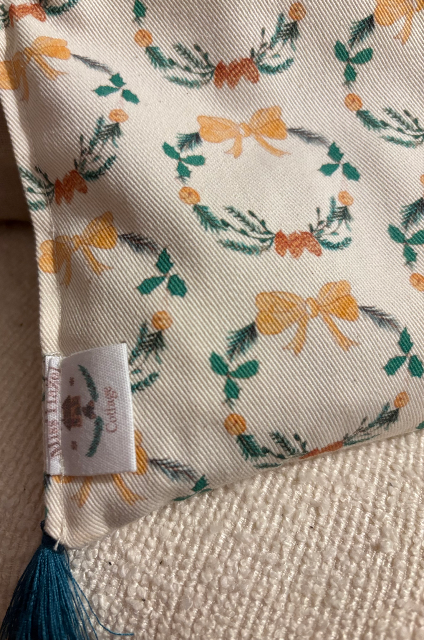 Coussin de noyaux de cerise