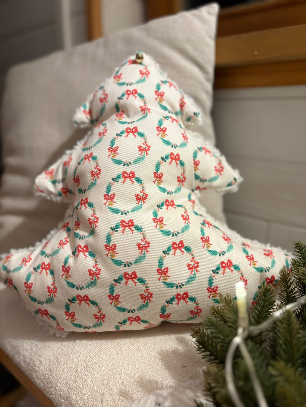 Coussin "sapin festif"
