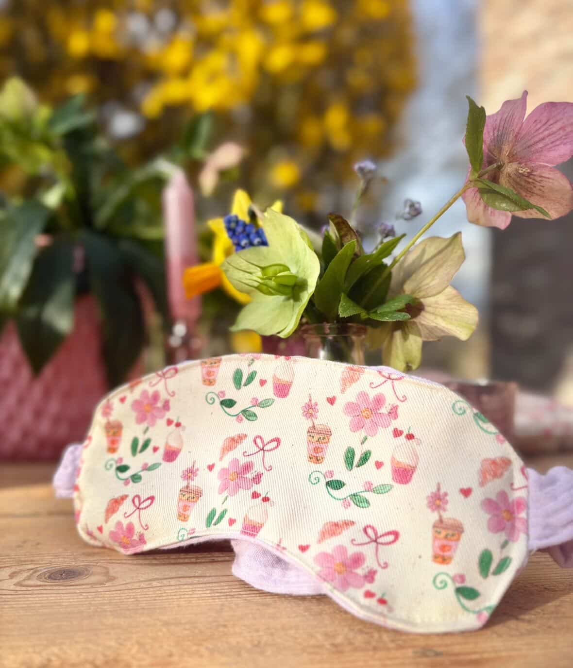 Masque de nuit - Tissu "Bloom & Bakery" 🍰