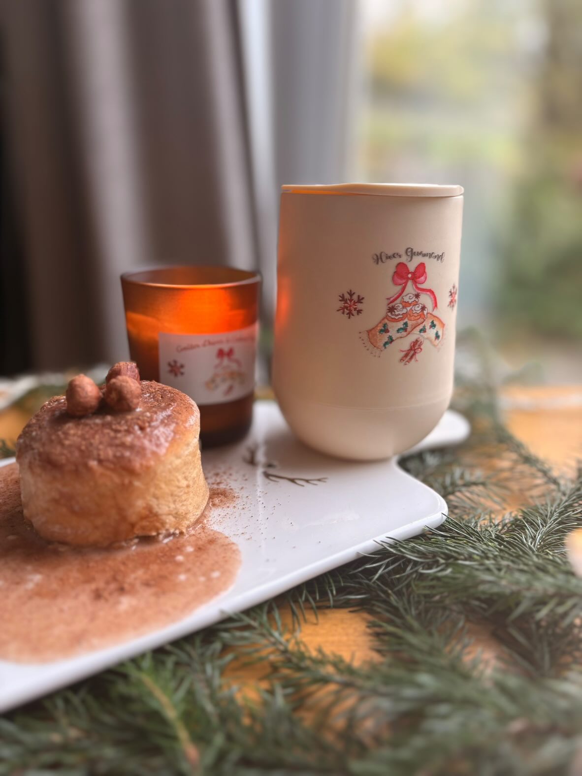 Mug isotherme "Hiver gourmand"