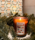 Bougie littéraire "Winter romance"